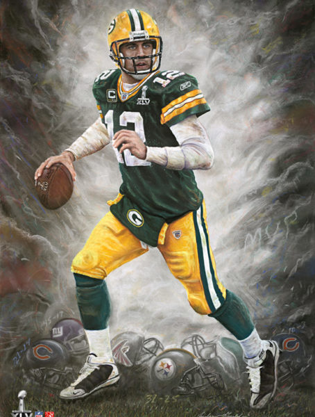 Aaron Rodgers Sculpture